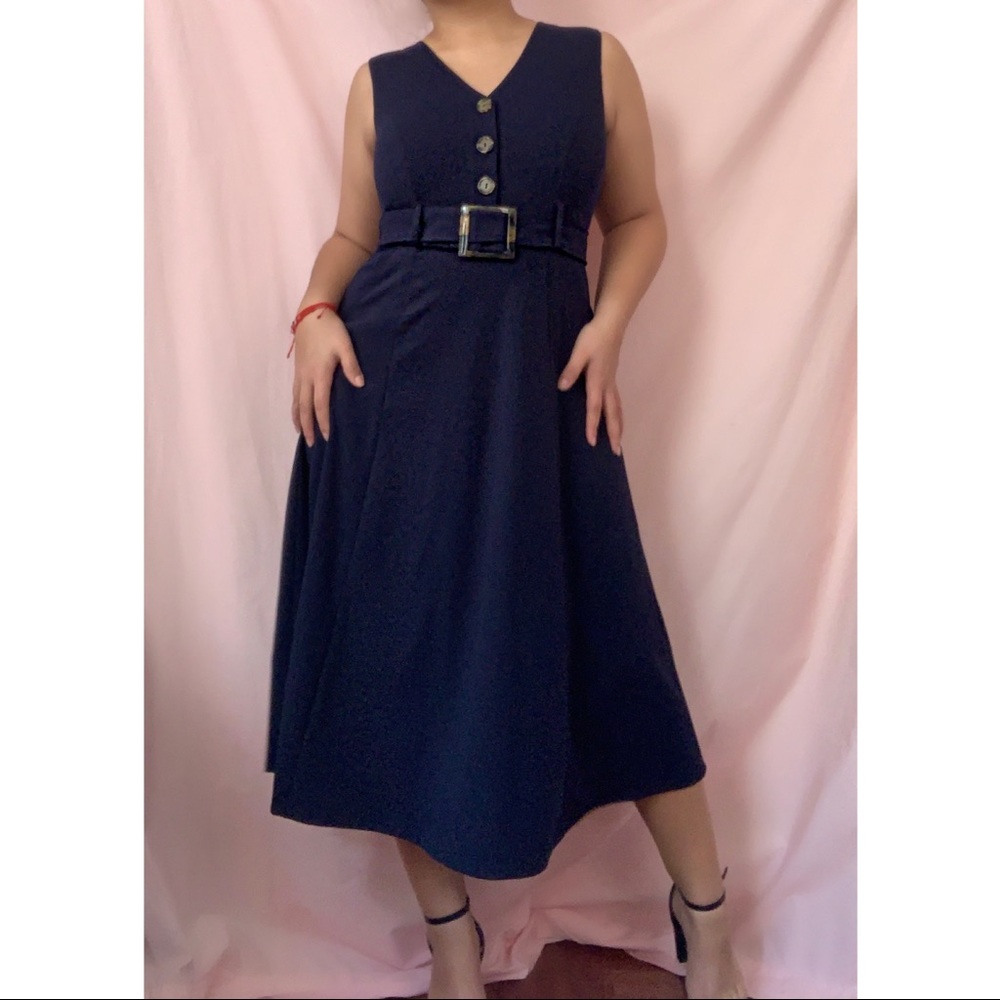 Navy Calvin Klein Dress
